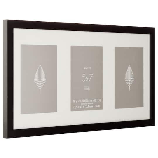 3 Opening Black 5" x 7" Collage Frame, Aspect by Studio Décor® Michaels